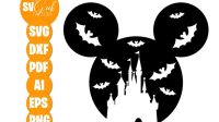 Mickey Mouse Halloween SVG Free