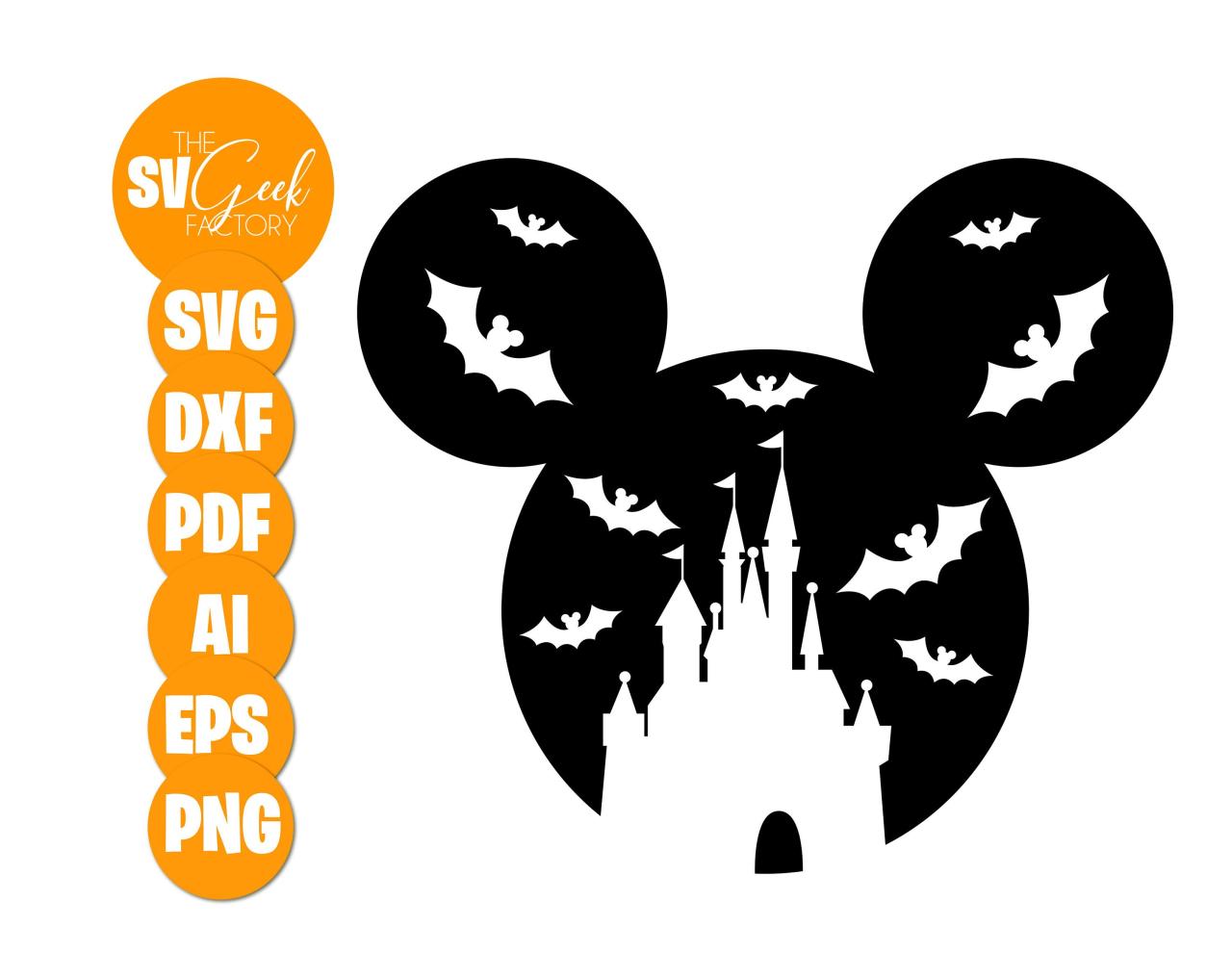 Mickey Mouse Halloween SVG Free