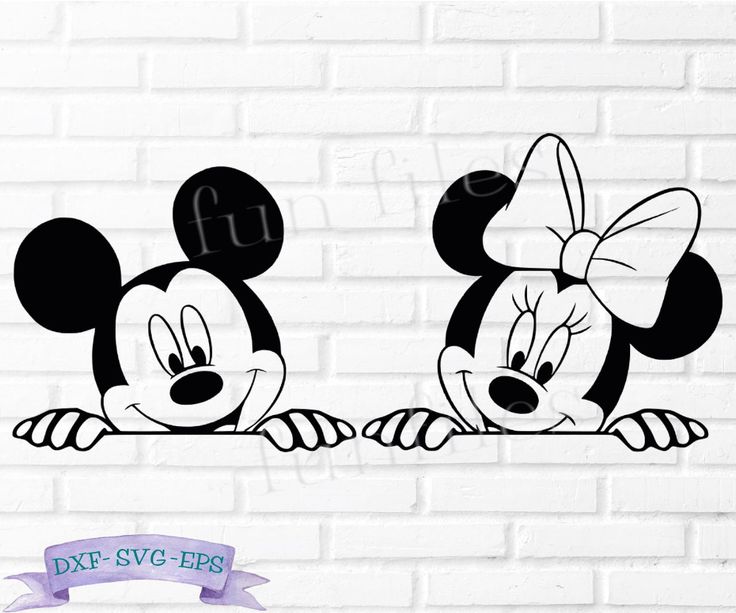 Angry Disney Etsy Free Mickey And Minnie Mouse SVG