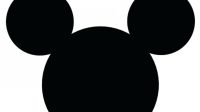 Mickey Mouse Outline SVG Free