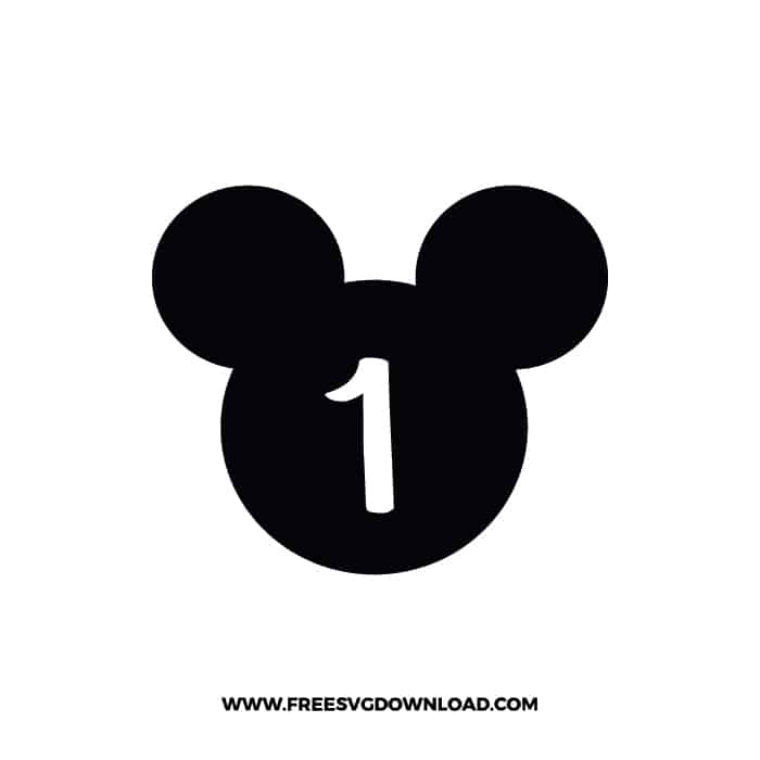 Mickey Mouse 1 SVG