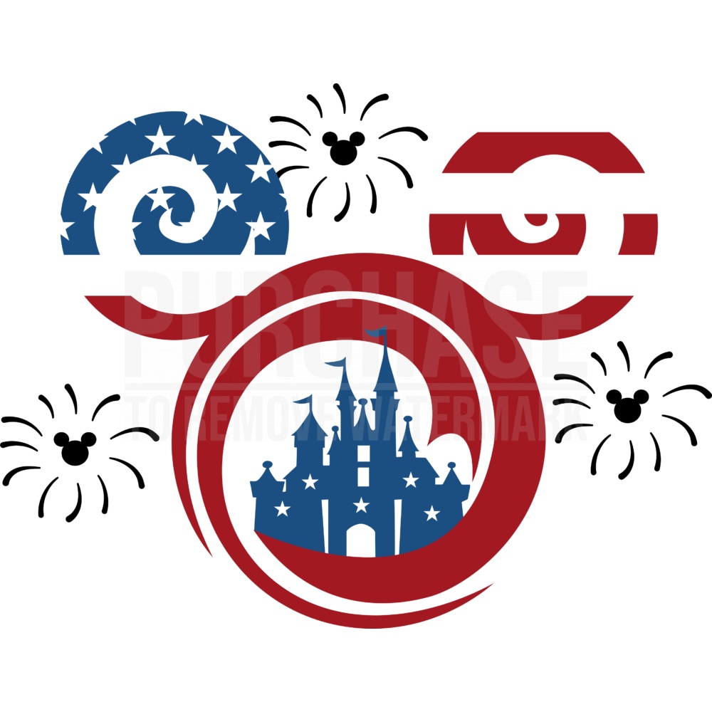 Mickey Mouse 4th Of July SVG