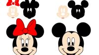 Mickey Mouse Layered SVG Free