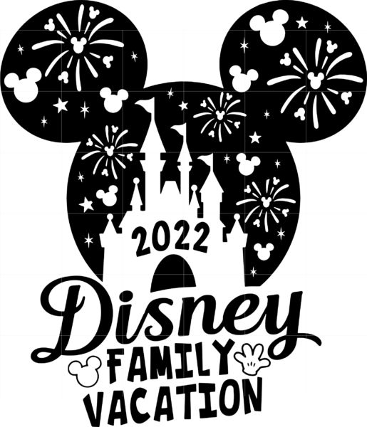 Mickey Mouse Family SVG