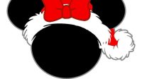 Christmas Mickey And Minnie Mouse SVG