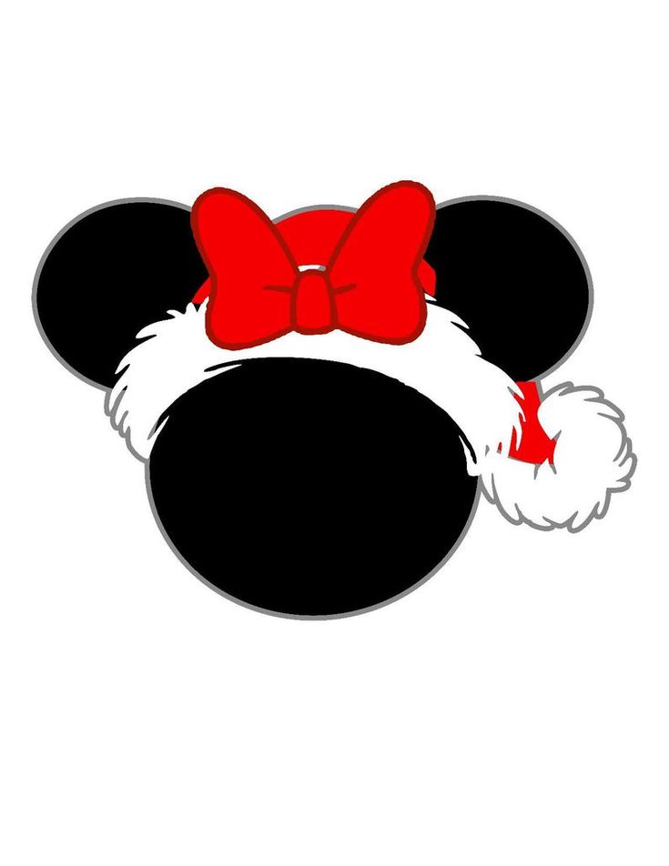 Christmas Mickey And Minnie Mouse SVG