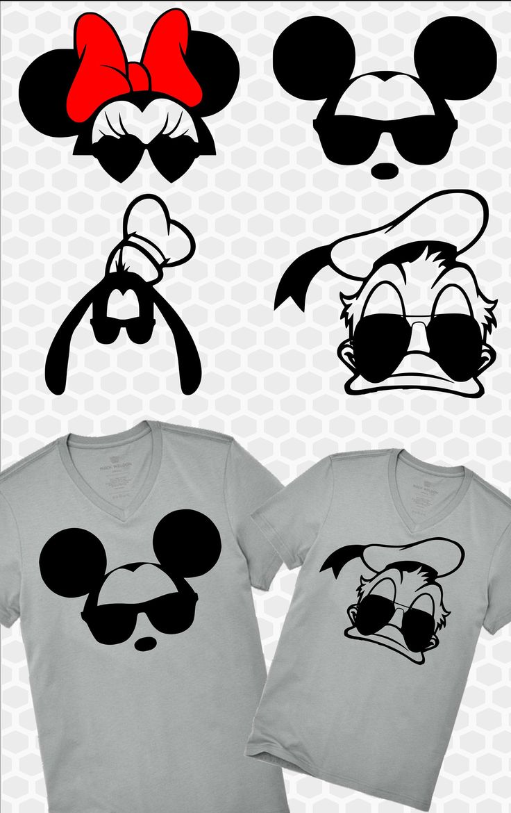 Mickey Mouse Family SVG