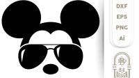 Mickey Mouse Glasses SVG