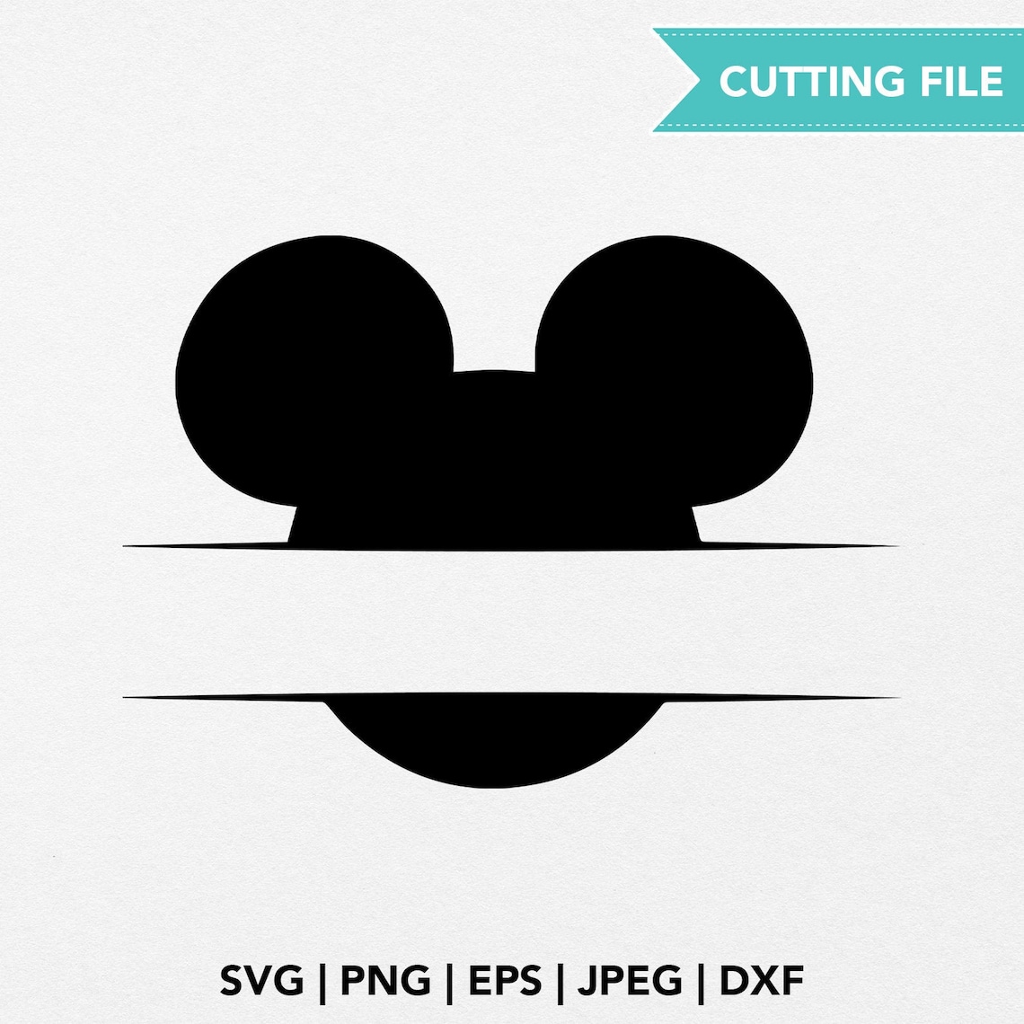 Mickey Mouse Monogram SVG