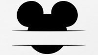 Mickey Mouse Monogram SVG