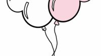 Mickey Mouse Balloons SVG