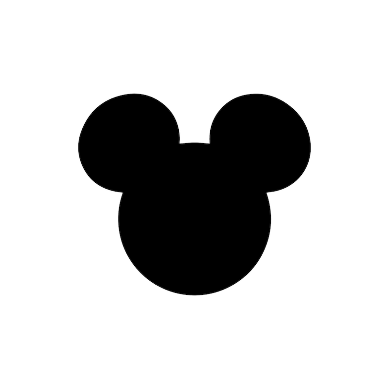 Mickey Mouse Head SVG Free