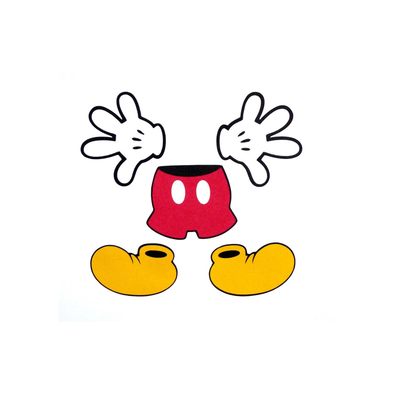 Mickey Mouse Body SVG