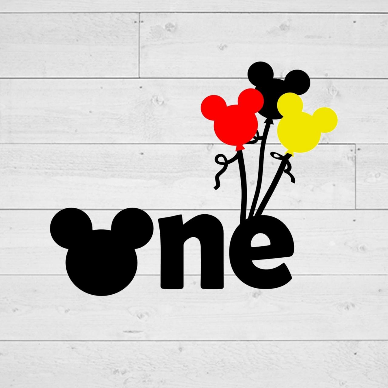 Mickey Mouse One SVG