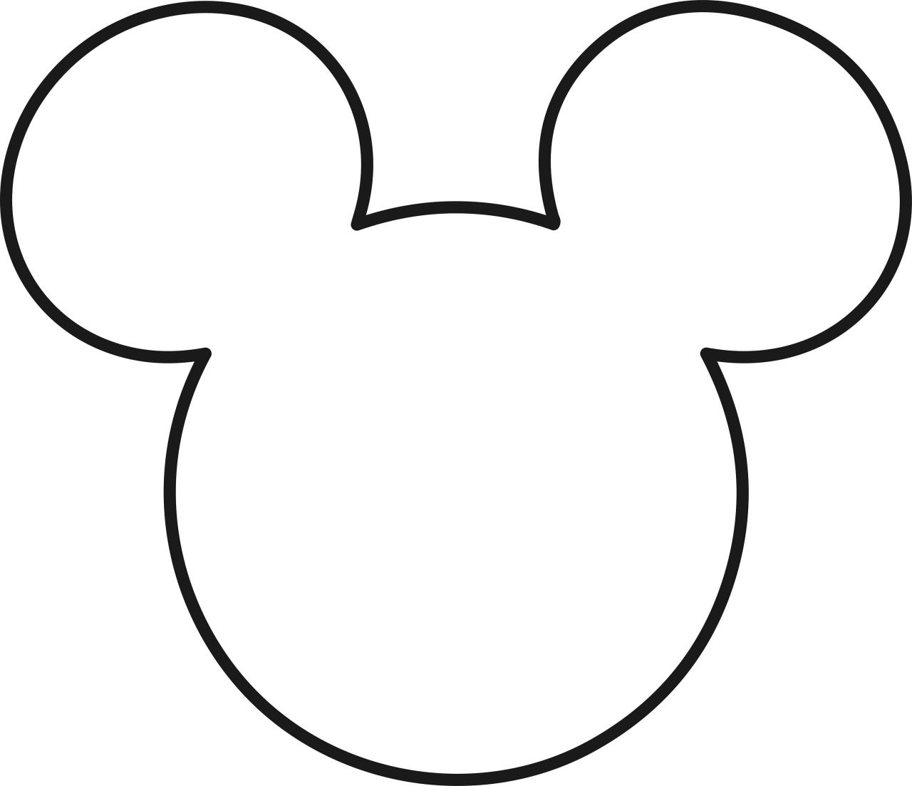 Mickey Mouse SVG Head