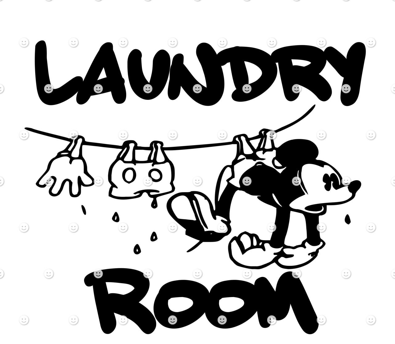 Mickey Mouse Laundry SVG