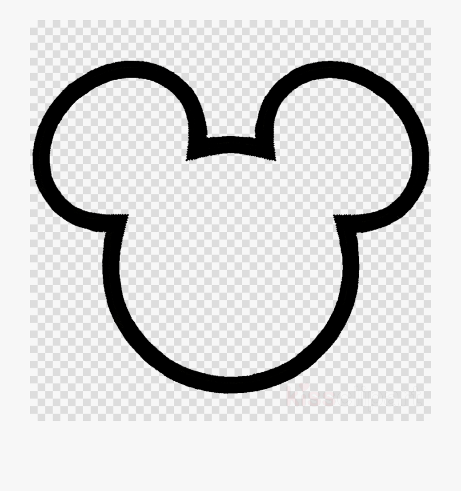 Mickey Mouse Outline SVG Free