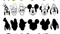 Mickey Mouse And Friends SVG