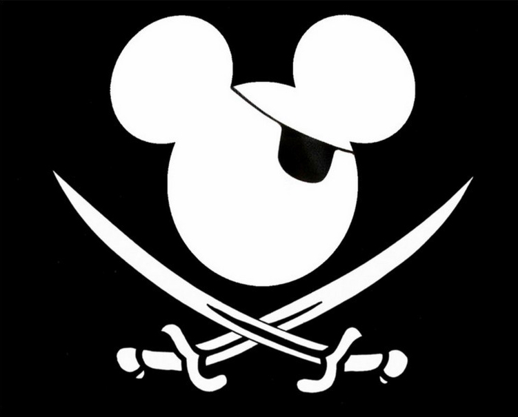 Mickey Mouse Pirate SVG